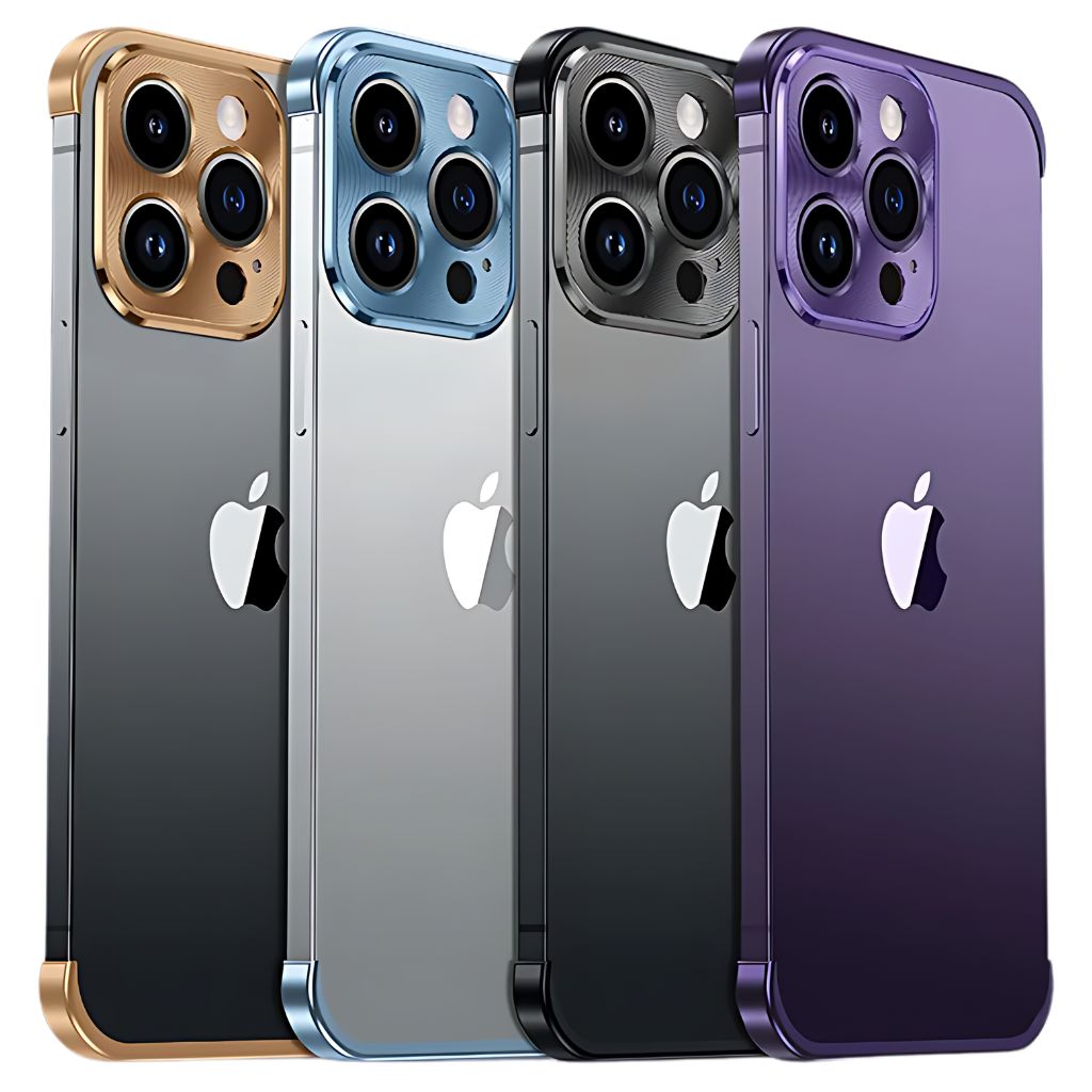 電話ケース ミニマリスト スリム 保護用メタルカバー