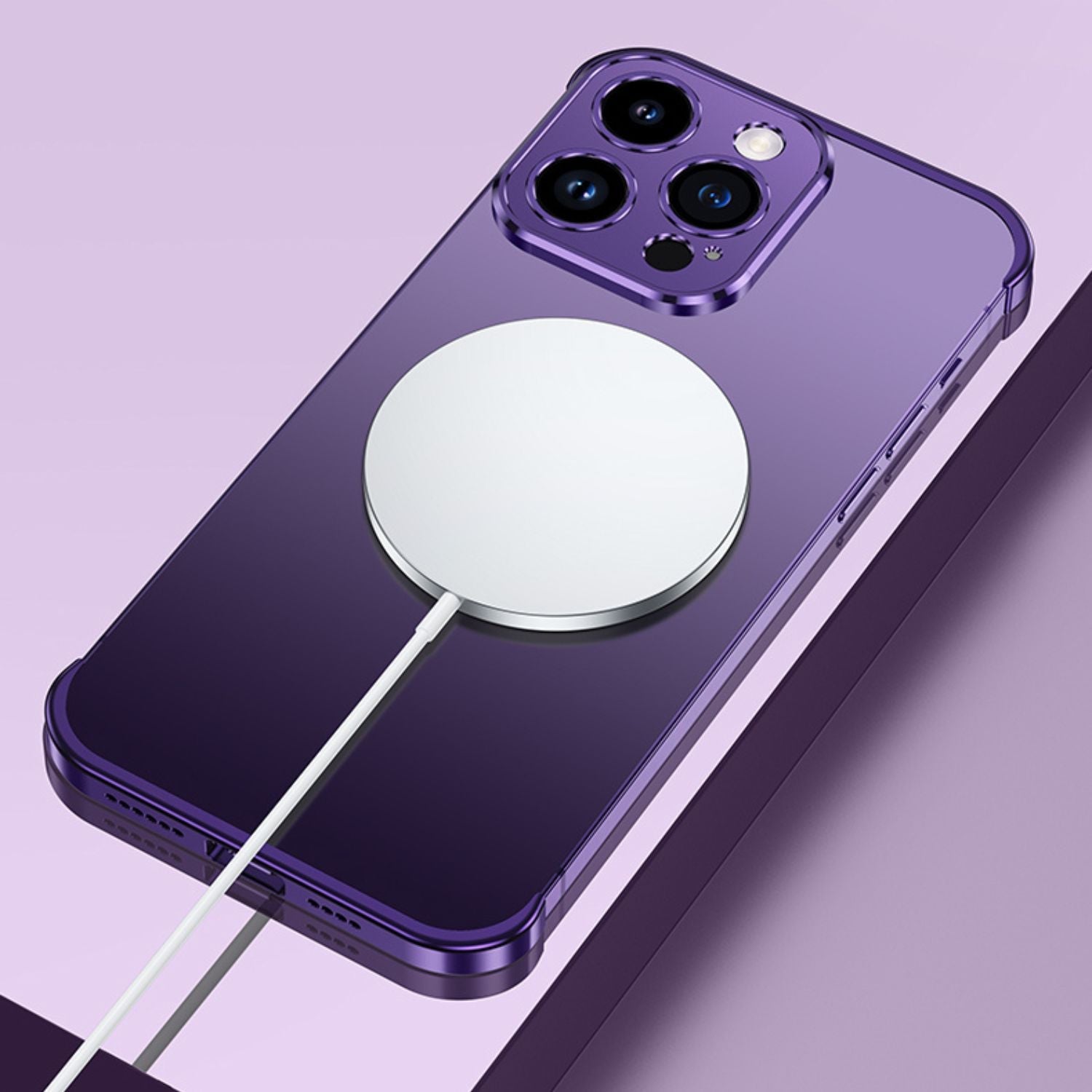 Pouzdro na telefon minimalistické tenké ochranné kovové kryt