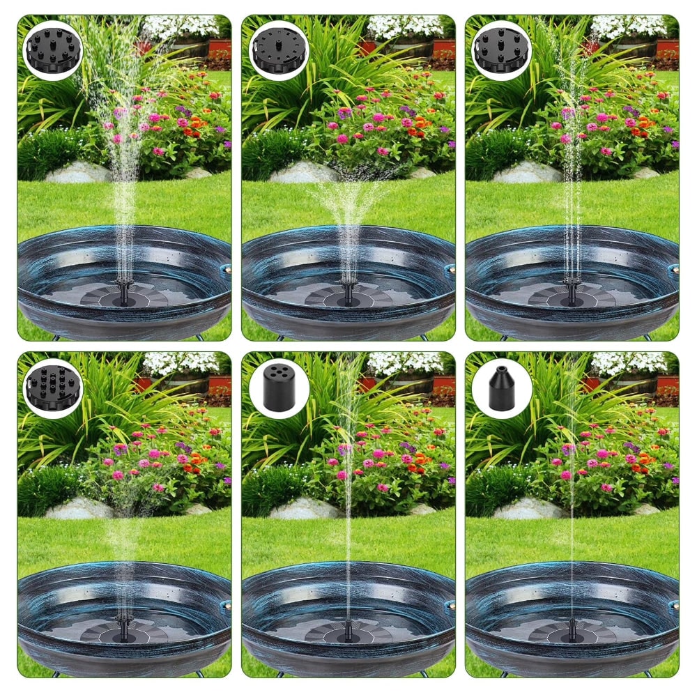 Solar Water Pump Fountain Garden Fountain Outdoor Birdbath - Image 4