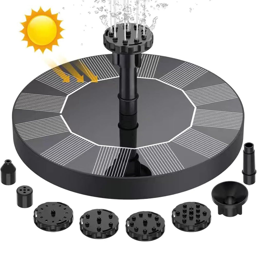 Solar Water Pump Fountain Garden Fountain Outdoor Birdbath - Image 5