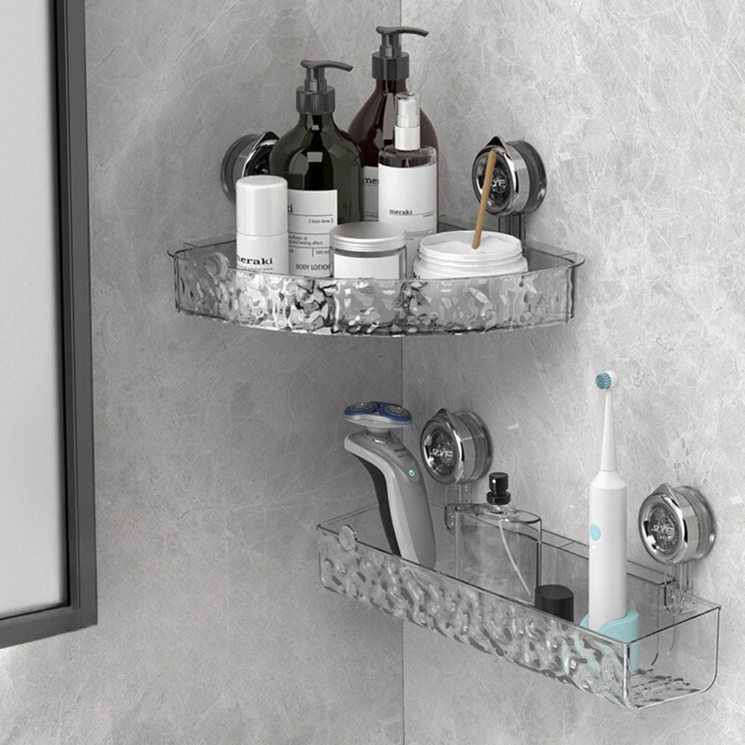 Bathroom Wall Suction Storage Shelf