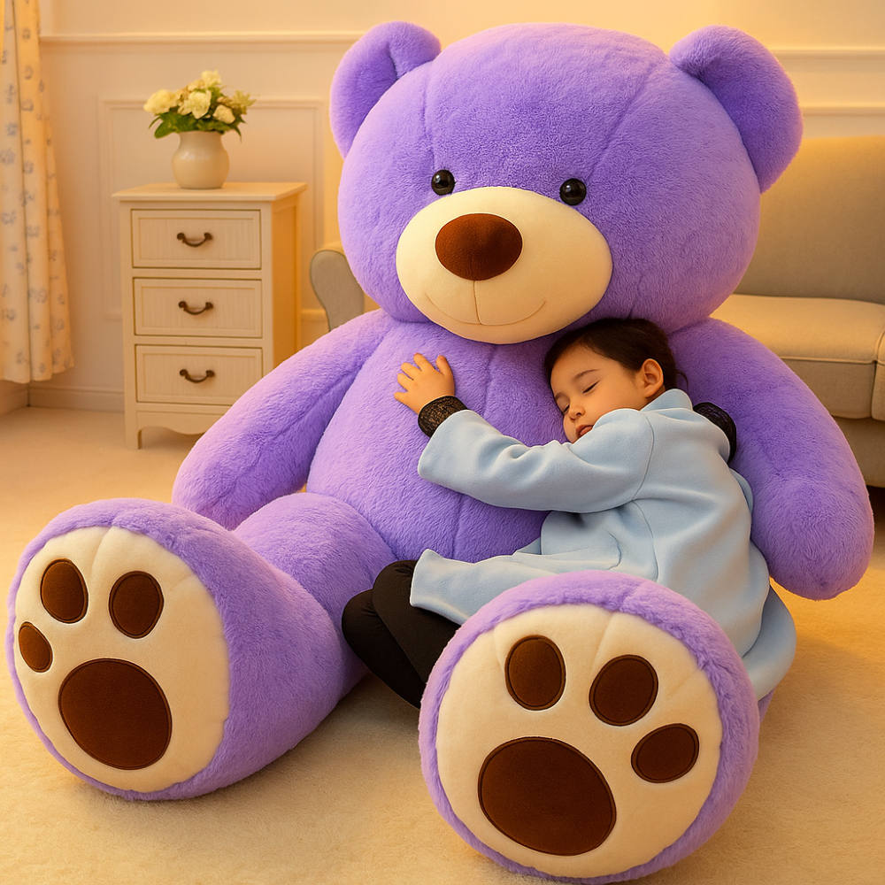 Stuffed Teddy Bear Large Plush Toy Cuddly Companion - Image 1
