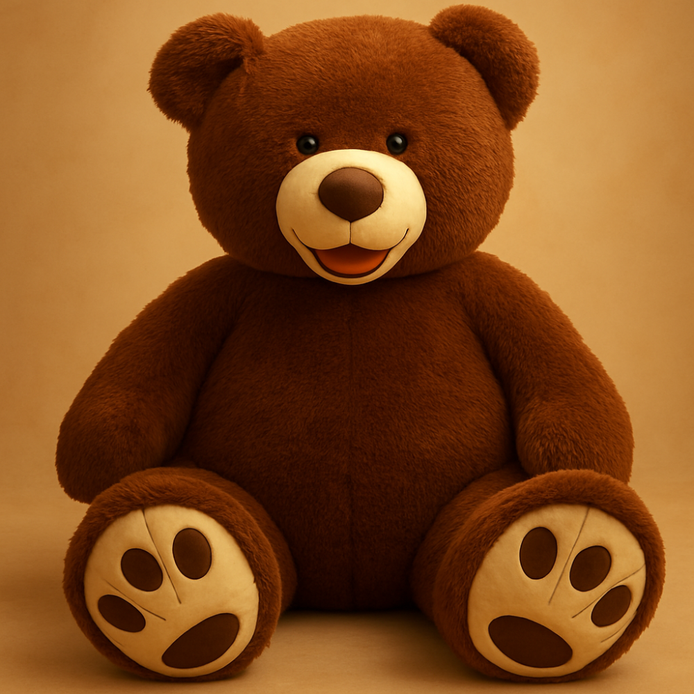 Stuffed Teddy Bear Large Plush Toy Cuddly Companion - Image 4