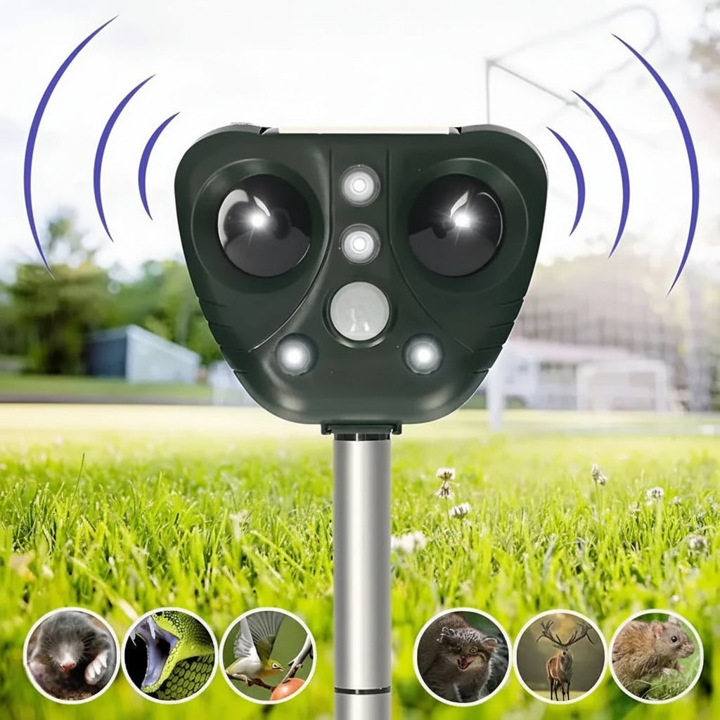 Ultrasonic Bird Repeller Solar Bird Repeller Ultrasonic Pest Control - Image 8