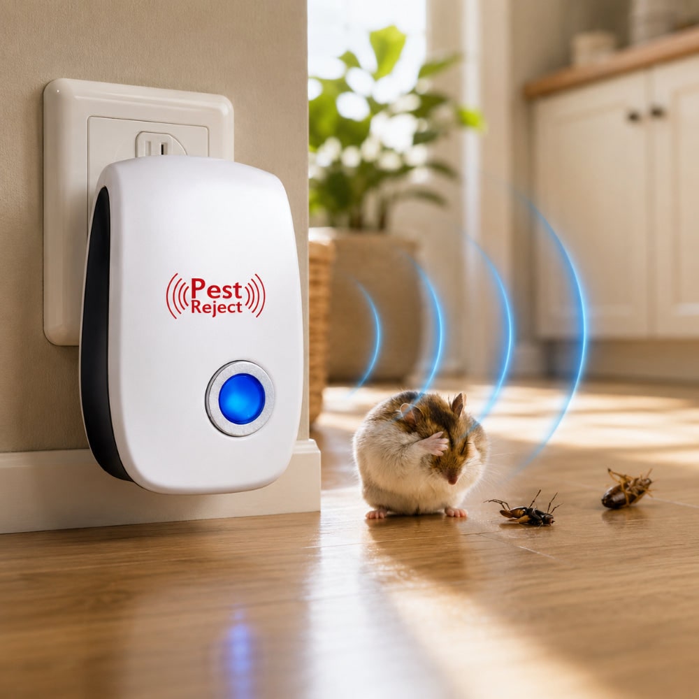 Ultrasonic Pest Repeller Indoor Pest Control Eco-Friendly Device - Image 1