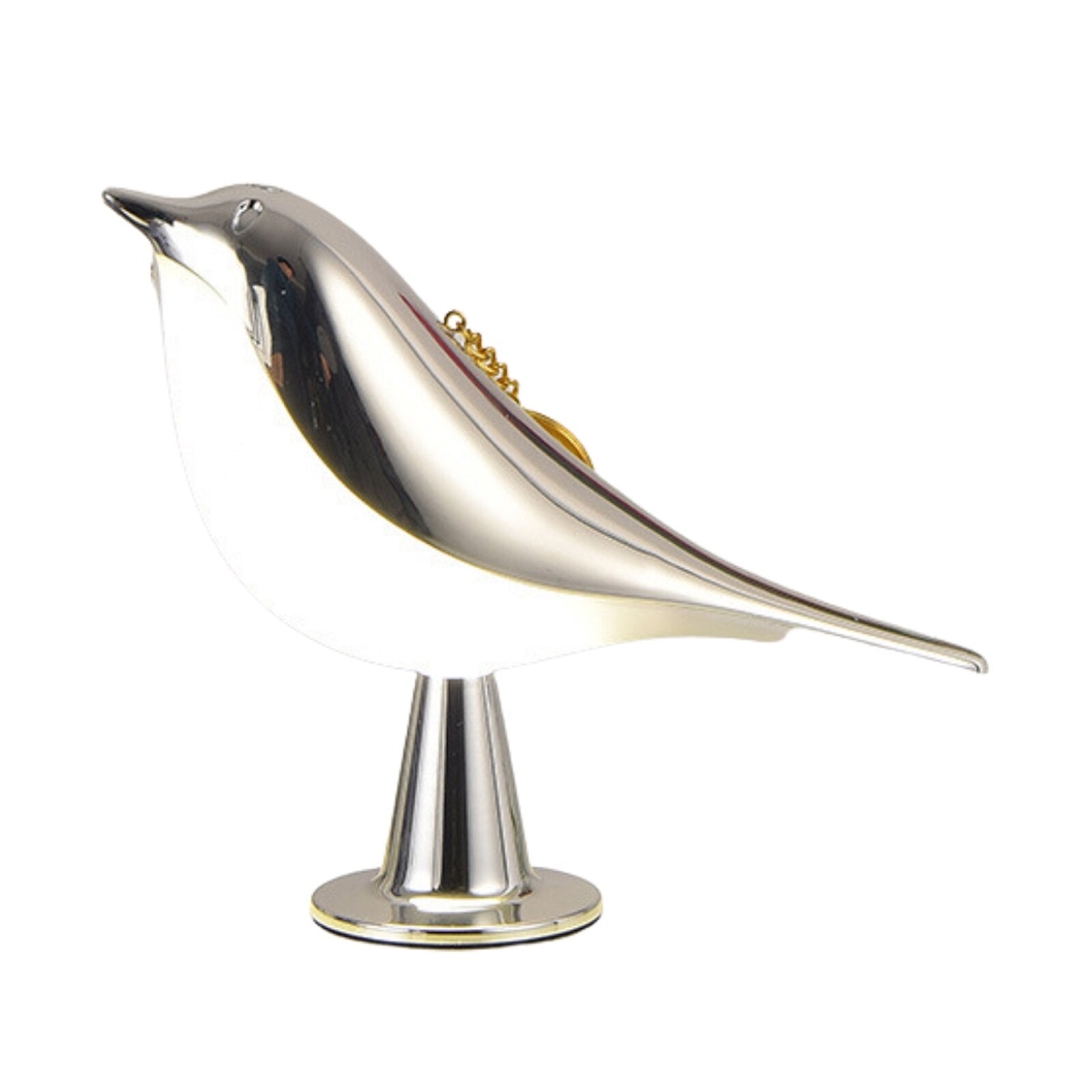 Table Lamp Bird Shape Wood Effect LED